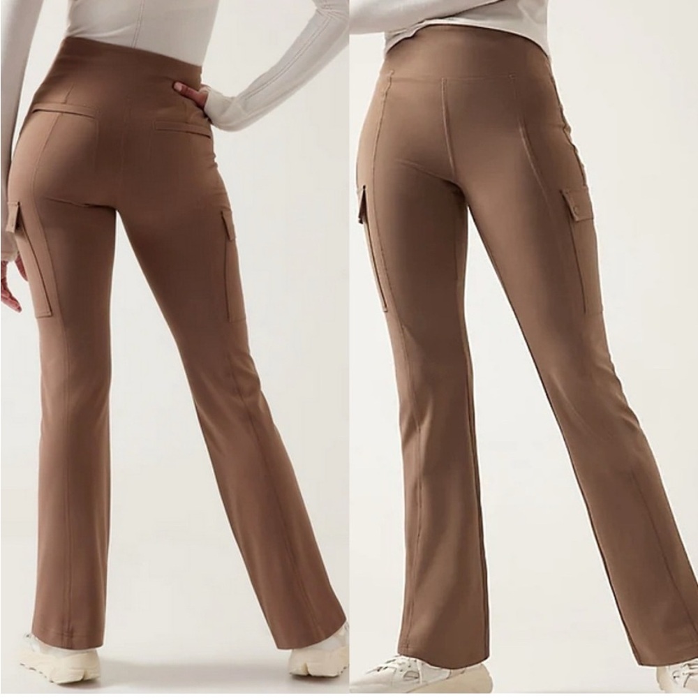 Athleta Delaney Cargo Flare Pants
